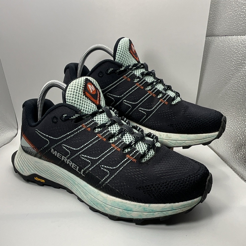 Merrell Women's Hiking Shoes Black White Orange J066816 US 8.5